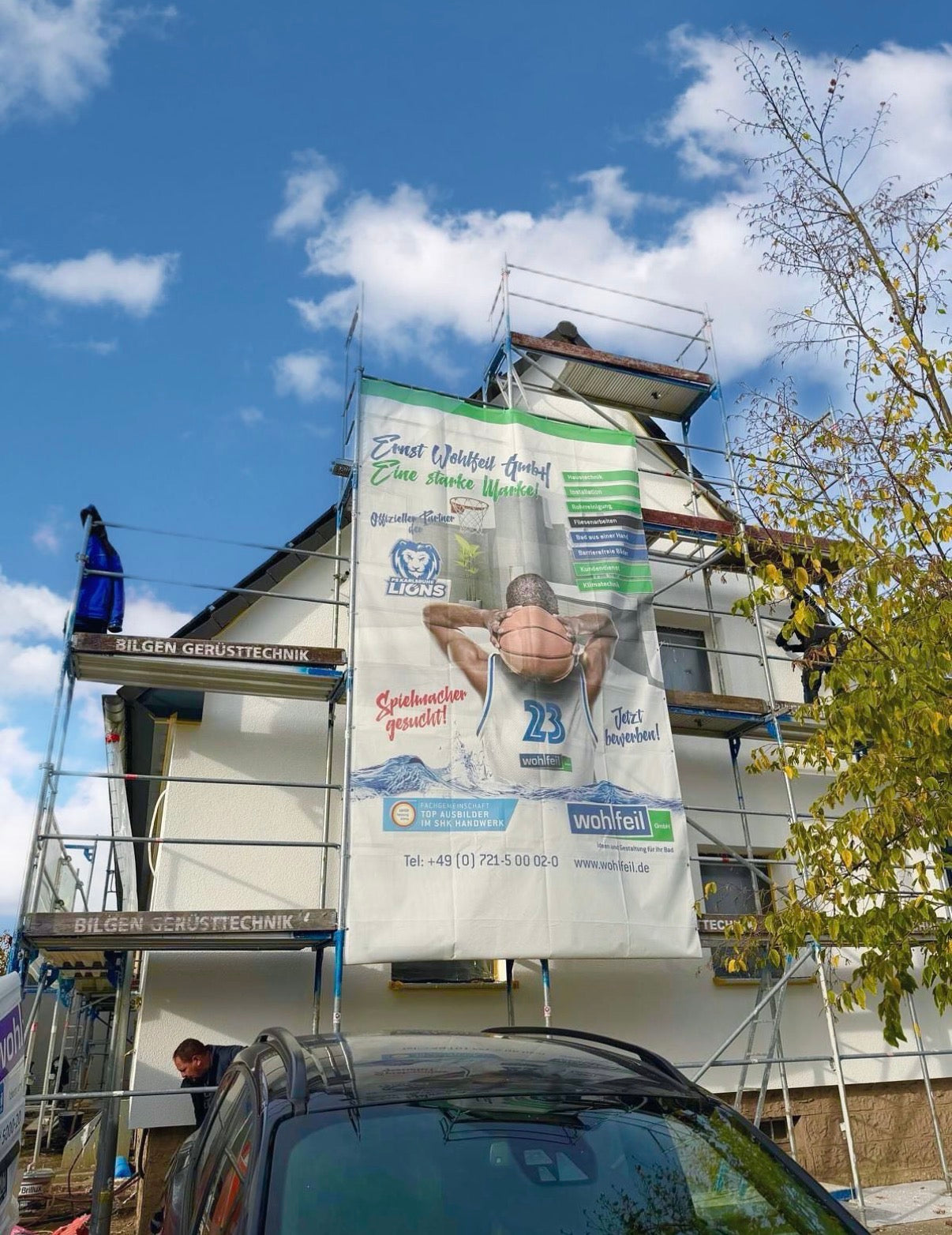 Komplettsanierung in Karlsruhe ein Haus wird Schritt für Schritt neu gestaltet! Wolhlfeil GmbH